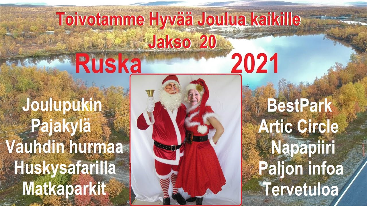 Ruskaretki Lappiiin 2021|jakso 20|Joulupukin Pajakylä Artic Circle|BestPark Rovaniemi |Huskysafari