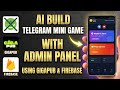 How to Create Telegram Mini Game with Admin Panel (Full Tutorial 2026)