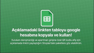 Ücretsiz Apartman Aidat Takip Tablosu | Google Sheets ile Online Yönetim