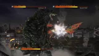 GODZILLA PS4 versus mode: Biollante vs. Battra (Adult) vs. SpaceGodzilla 'She tried her best'