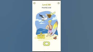 125,✓[ Dop 2 delete one part ] fine the crab #shorts