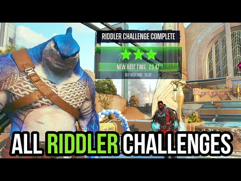 All Riddler AR Challenges (ALL 39 STARS) - Suicide Squad: Kill The Justice League Trophy Guide