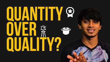 Why Quantity Matters More Than Quality For Creators