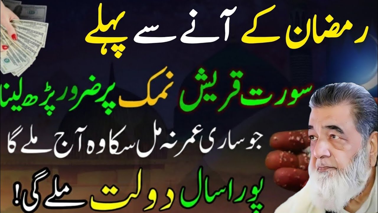 Ramzan Ka Chand Nazar Any Sy Pehly Namak Pr ye Surah Parh lo | baba Irfan ul Haq | Bayan 2026