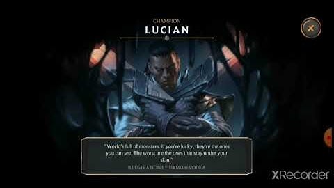 Legends Of Runeterra - Lucian Card #LoR