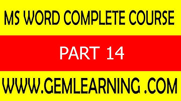 MS Word (Urdu)Part 14  - MS Office 2010 Tutorials- Ms Office 2010  - MS Office 2010 Tutorials