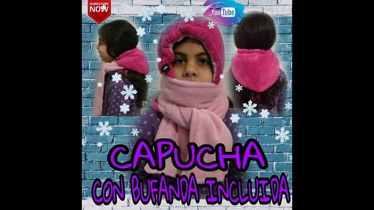 CAPUCHA DE ABRIGO CON BUFANDA INCLUIDA sharingbox
