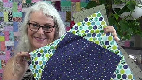How to Square up a Large Quilt Block