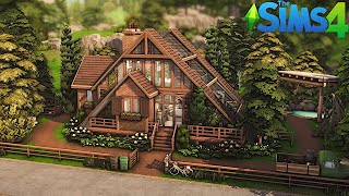Rustic Aframe Cabin  The Sims 4 Animated Stop Motion