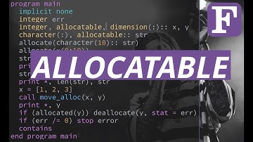 Modern Fortran #14 | Allocatable #1 | Dynamic Arrays and Strings