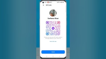 How to Use QR Code on Facebook Messenger #shorts
