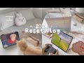 2024 reset vlog    vision board organizing journaling cozy gaming and more 