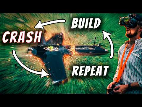 🚀 Build ➡️ Fly ➡️ Crash ➡️ Repeat ↩️ My Wildest FPV Plane Build Ever!