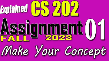 CS202 Assignment 1 Solution Fall 2023 | CS202 Assignment 1 Solution 2023