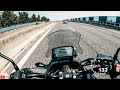 Honda NC 750 Manual - Acceleration, 0-100, top speed, sound onboard (POV 4K60fps)