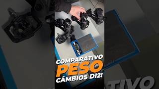 COMPARATIVO PESO CÂMBIO SHIMANO DEORE, DEORE XT e XTR Di2 (ELETRÔNICOS) #shorts #shimano