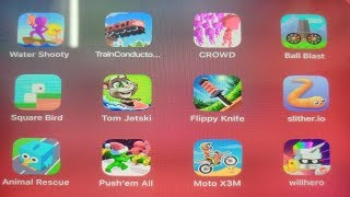 Train Conductor, Water Shooty, Crowd, Ball Blast, Square Bird, Tom Jetski, Flip Knife, Slither io screenshot 5