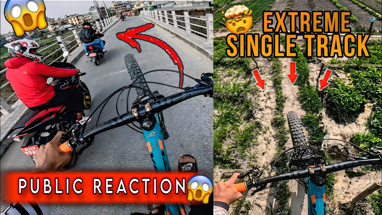 PUBLIC REACTION KATRA AAYO😂🤯/ EXTREME SINGLE TRACK MA RIDE GARDAI😮 \ Dorje tamang 
