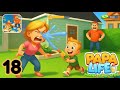 Papa Life Prank Simulator | Gameplay Part 18 | New Update | Android iOS | Experience The Papa's Life