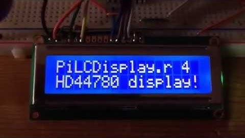 Raspberry Pi - 16x2 LCD HD44780 mit Laufschrift/Scrolltext