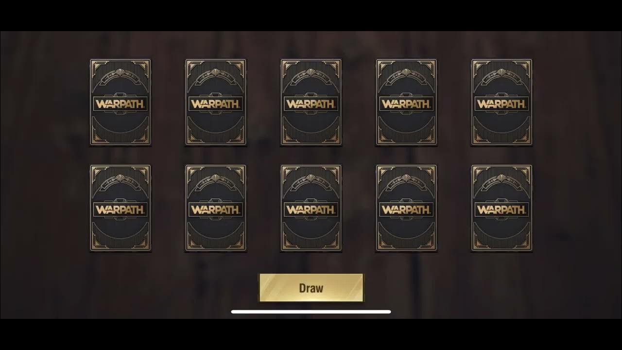 Warpath use 800 coupons or buy prototypes? V5.01 watch till the end