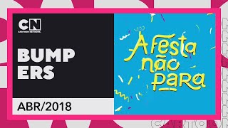 Cartoon Network Brasil - 25 Aniversário Bumpers - A Festa Não Para Abr2018