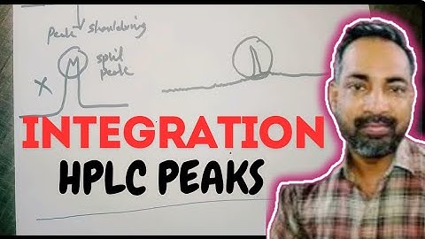 HPLC peak shape integration | how to integrate | chromatogram | @voiceofkayani5419