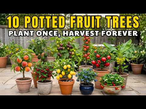 No Yard? Grow These 10 Fruit Trees in Pots for a Massive Harvest!