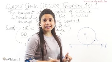 Circles Theorem 10.1 - Last Day Revision - Class 10 Math