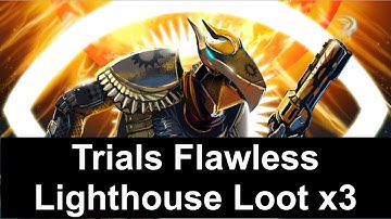 Destiny Taken King - Trials of Osiris Flawless Lighthouse Loot x3 Week 3 Firebase Delphi