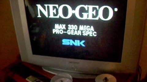 NEO GEO AES VIDEO PROBLEMS, I CHANGED THE CRISTAL BUT NO GOOD