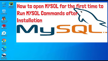 How to open MYSQL for the first time to Run MYSQL Commands after Installation | Learn To Code