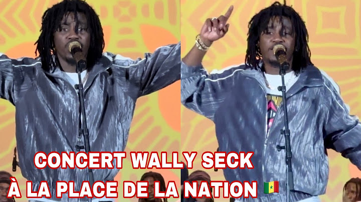 INTÉGRALITÉ CONCERT WALLY SECK À LA PLACE DE LA NATION 🇸🇳 LORS DE L’INAUGURATION DU SUNUBRT…