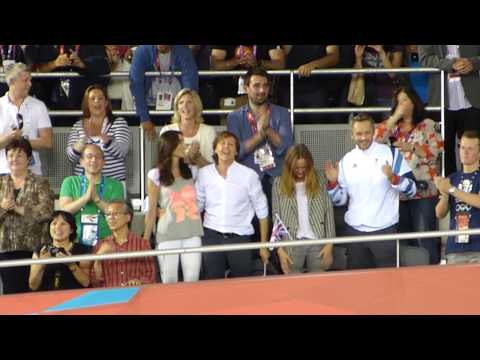 Singing Hey Jude With Mccartney At London 2012 Velodrome!