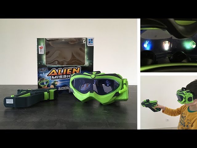 Alien Vision - Lunettes 3D et Blaster