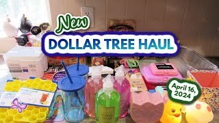 New DOLLAR TREE Haul!  New Finds!  April 16, 2024! #dollartree #dollartreehaul #leighshome