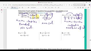 Reveal math grade 8 lesson 6 _ 2 determine number of solutions