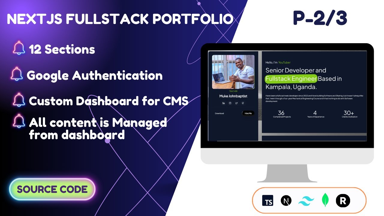 Next.js Fullstack Portfolio: Custom Dashboard with Google ...