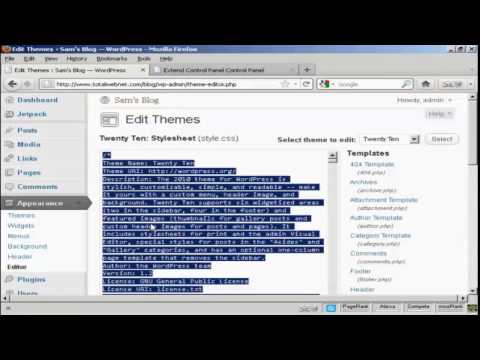 How Do I Edit CSS Styles In A Wordpress Theme?