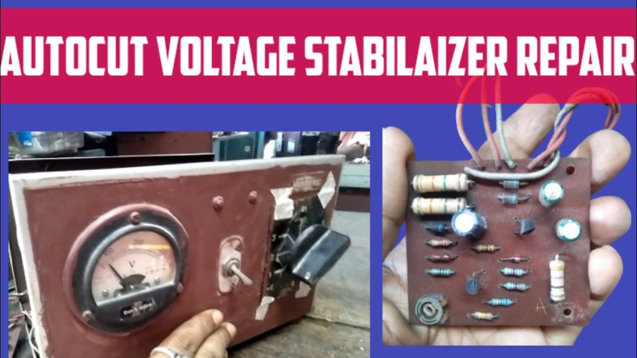 Autocut Voltage stabilizer repair. PCB repair in Stabilizer. YouTube