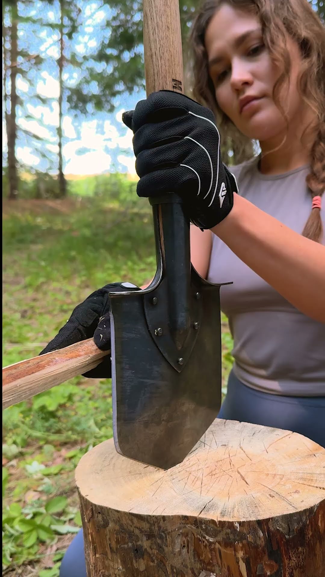 ? GIRL survival Skills ? #camping #survival #bushcraft #outdoors #lifehack