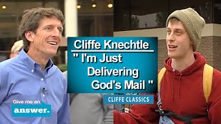 Celebrity Cliffe Knechtle | Cliffe:" I Didn't Make That Up, I'm Just Delivering The Mail"  | Give Me An Answer Profile