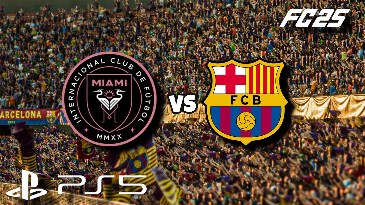 Barcelona vs Inter Miami | Full Match | FC 25 Gameplay ...