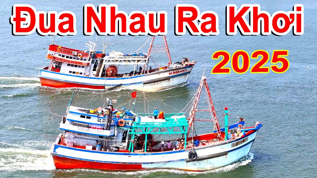 Hàng Trăm Chiếc Tàu Cá Ra Khơi Hàng Loạt Đầu Năm 2025 || Tắc Cậu - Kiên Giang (P1)