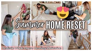 SUMMER HOME RESET as a SINGLE MOM OF 3 :: REAL LIFE CLEAN WITH ME 2026