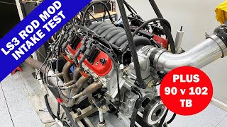 HOW MUCH POWER IS THE LS3 ROD MOD REALLY WORTH? 427 LS3 STROKER INTAKE TESTSTOCK LS3 VS ROD MOD