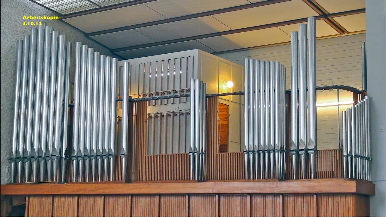 Renovierung Orgel in der Grosse Ref. Kirche Zürich Altstetten