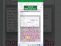 Excel me line break automatically remove ho jata hai 😳 #excel #spreadsheetmagic #exceltips