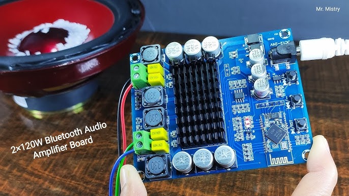 Carte Amplificateur Numérique Récepteur Audio TDA7492P 50W + 50W sans fil  Bluetooth 4.0