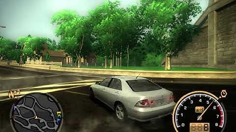 NFS MW 2005 | Lexus IS300 Test drive